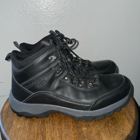 Khombu Summit Leather Hiking Tactical Black Boots Used - Picture 4 of 9